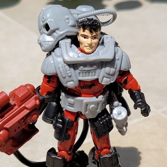 1994 EXO Squad Robotech Jump Troops: Captain Avery F. Butler, Pellegrino Figures - Picture 9 of 9